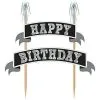 AMSCAN Cake Topper Happy Birthday Chalkboard Banner Kit