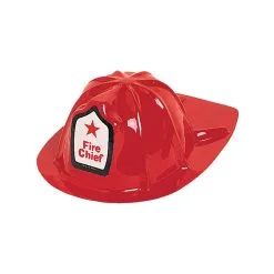 Unique Fire Chief Helmet Child (Plastic)