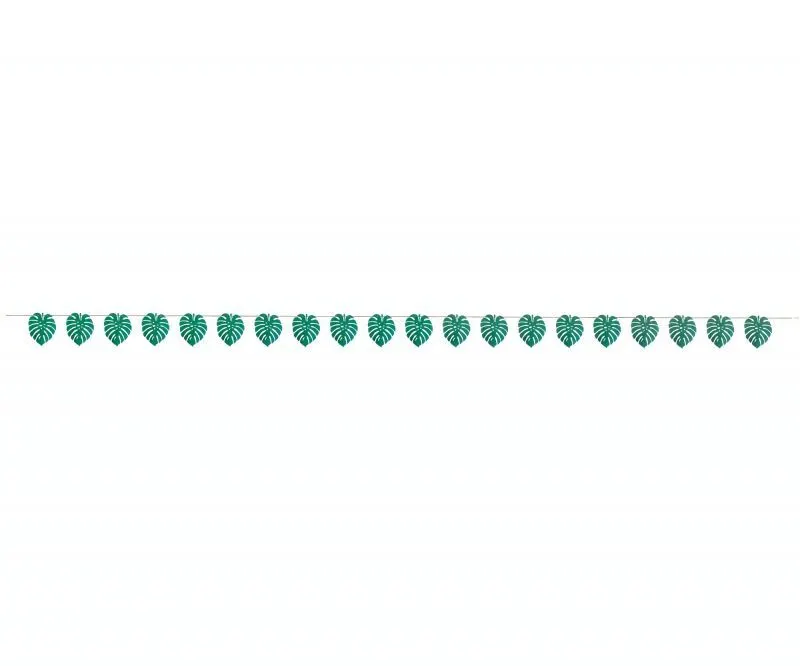 AMSCAN Aloha Luau Palm Leaf Ribbon Banner 1 AMSCAN Aloha Luau Palm Leaf Ribbon Banner