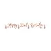 AMSCAN Blush Birthday Customize It Foil Banner Kit