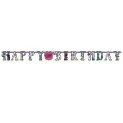AMSCAN Frozen Banner Letter - Add An Age (3.2 Metres Long X 25.4 High)