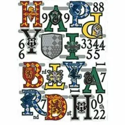 AMSCAN Harry Potter Jumbo Add-an-age Letter Banner (3.2m X 25cm)