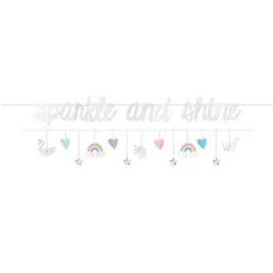 AMSCAN Magical Rainbow Birthday Banners Set
