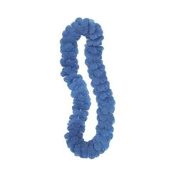 Unique Luau Flower Lei Royal Blue