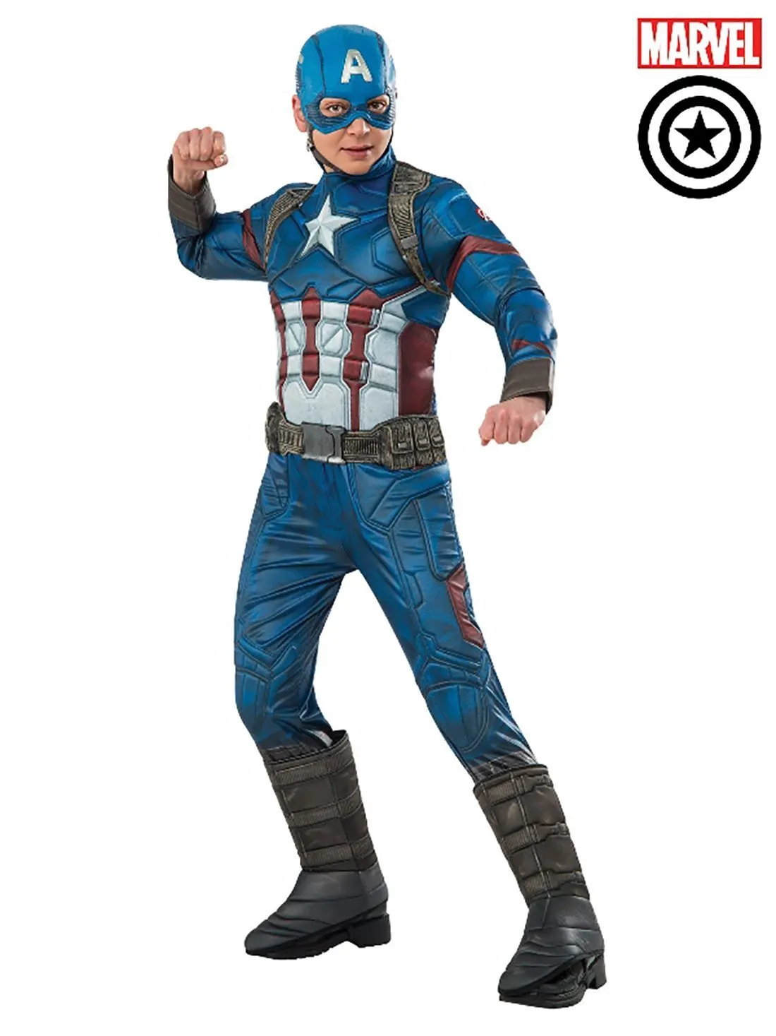 Rubies Captain America Premium Costume Child 1 Rubies Captain America Premium Costume Child