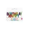 Unique Rainbow Glitz "Happy Birthday" 13 Pick Candles
