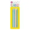 Unique Pastel Spiral Candles 5 Pack