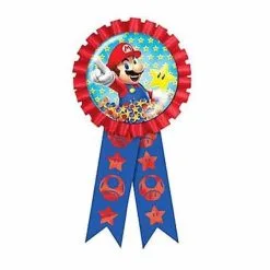 AMSCAN Super Mario Brothers Award Ribbon & Confetti Pouch