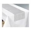 AMSCAN Table Runner Silver Sequin