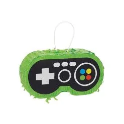AMSCAN Level Up Gaming Controller Mini Pinata Decoration