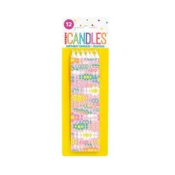 Unique Groovy Birthday Candles 6 Pack