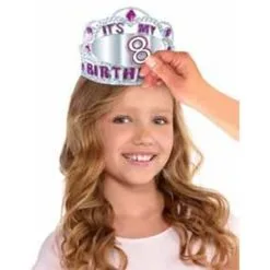 AMSCAN Customisable Age Birthday Tiara Plastic
