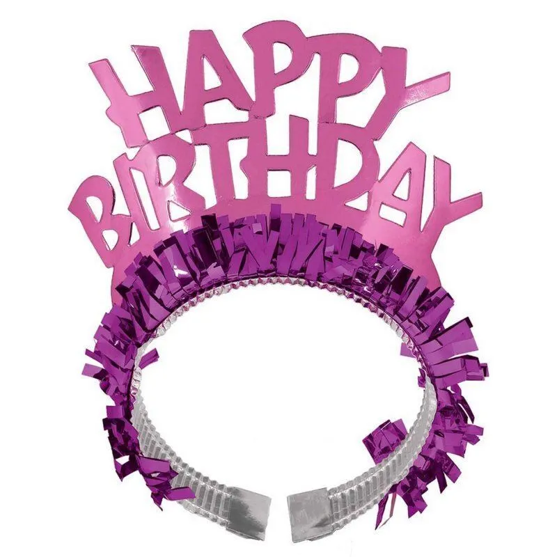 AMSCAN Happy Birthday Tiara Paper & Foil 1 AMSCAN Happy Birthday Tiara Paper & Foil