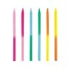 Unique Bright 2 Colour Assorted Candles 12 Pack