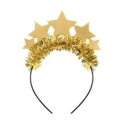 Unique Gold Star Foil Headband