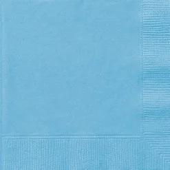 Unique Powder Blue Luncheon Napkins 2ply 20 Pack