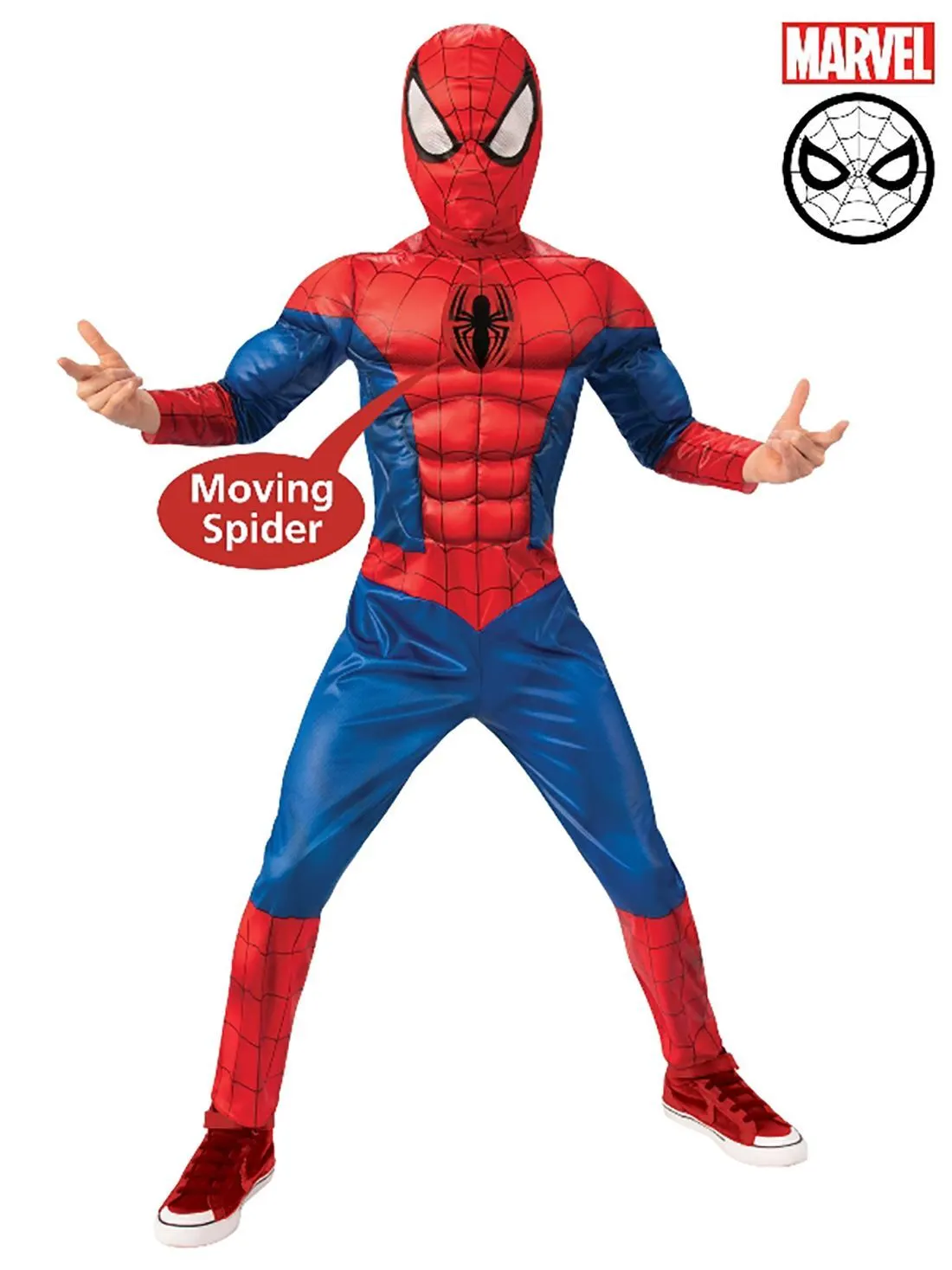 Rubies Spider-Man Deluxe Kids Costume Child 1 Rubies Spider-Man Deluxe Kids Costume Child
