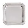 Unique Silver Foil Square Paper Plates 17cm 8 Pack