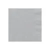 Unique Silver Luncheon Napkins 2ply 50 Pack
