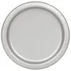 Unique Silver Pack Paper Plates 17cm 20 Pack