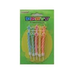Unique 10 Star Shaped Candles