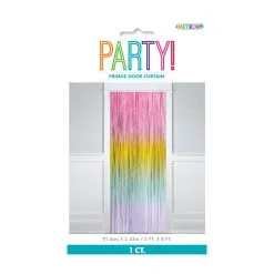 Unique Fringe Door Curtain Rainbow