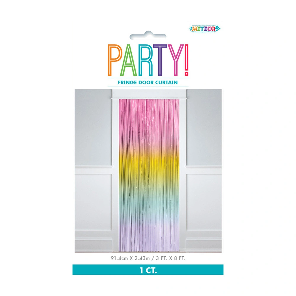 Unique Fringe Door Curtain Rainbow 1 Unique Fringe Door Curtain Rainbow