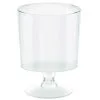 AMSCAN Mini Catering Pedestal Cups Clear Plastic 5oz/ 147ml 10 Pack