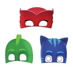 AMSCAN Pj Masks Cardboard Masks 8 Pack