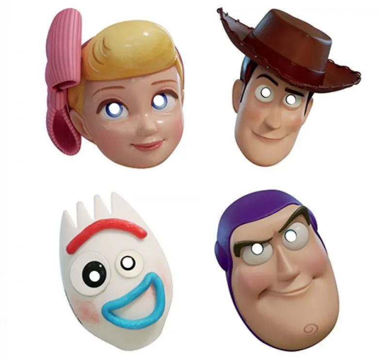 AMSCAN Toy Story 4 Paper Masks 8 Pack 1 AMSCAN Toy Story 4 Paper Masks 8 Pack