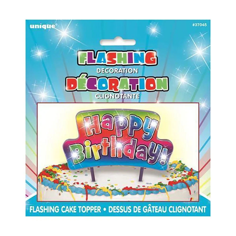 Unique Flashing Happy Birthday'Day- Rainbow 1 Unique Flashing Happy Birthday'Day- Rainbow