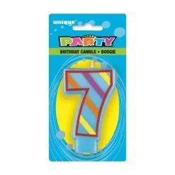 Unique Decorative Numeral Candle - 7