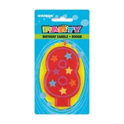 Unique Decorative Numeral Candle - 8