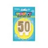 Unique Number Candle 50 - Gold