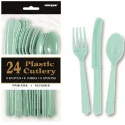 Unique Mint 24 Assorted Cutlery