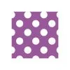 Unique Dots Pretty Purple Luncheon Napkins 2ply 16 Pack