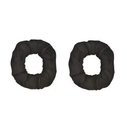 AMSCAN Hair Scrunchies Black 2 Pack