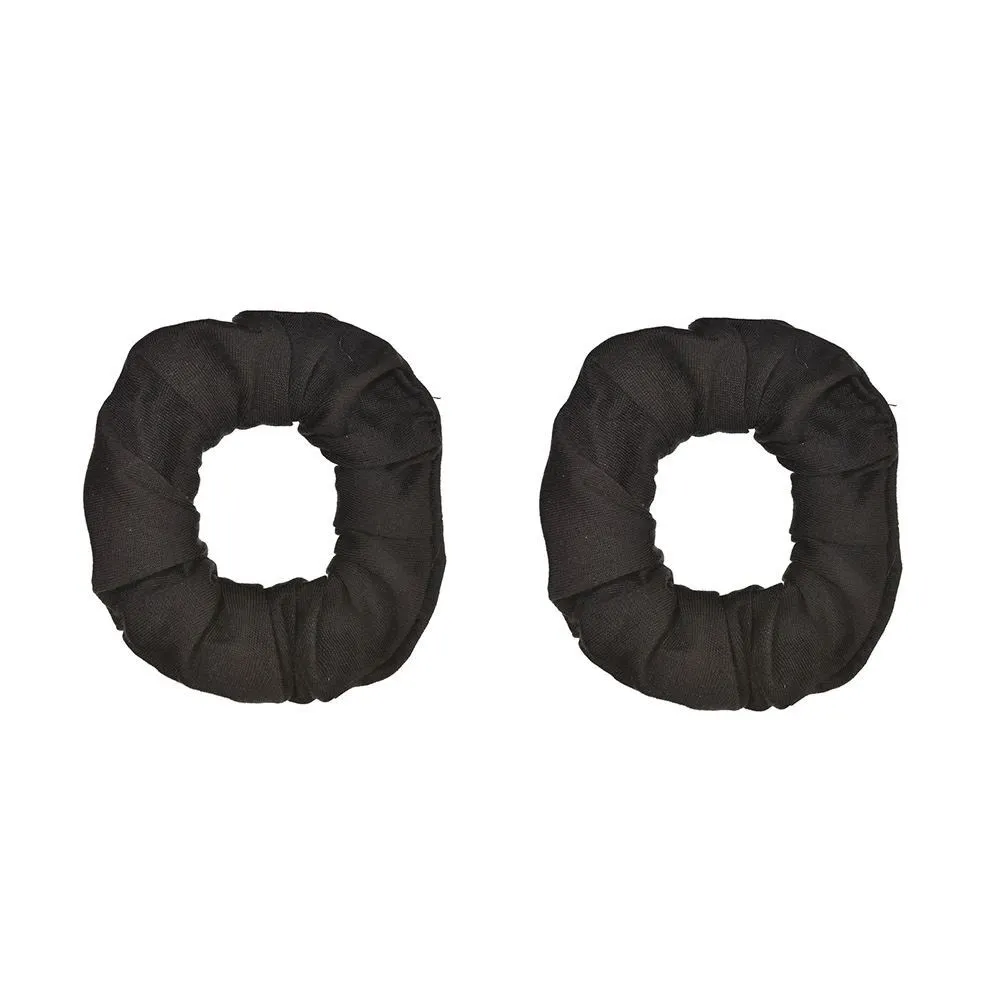 AMSCAN Hair Scrunchies Black 2 Pack 1 AMSCAN Hair Scrunchies Black 2 Pack