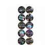 AMSCAN Disco Fever Button Badges Assorted Designs 10 Pack