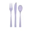 Unique Lavender Cutlery 18 Pack