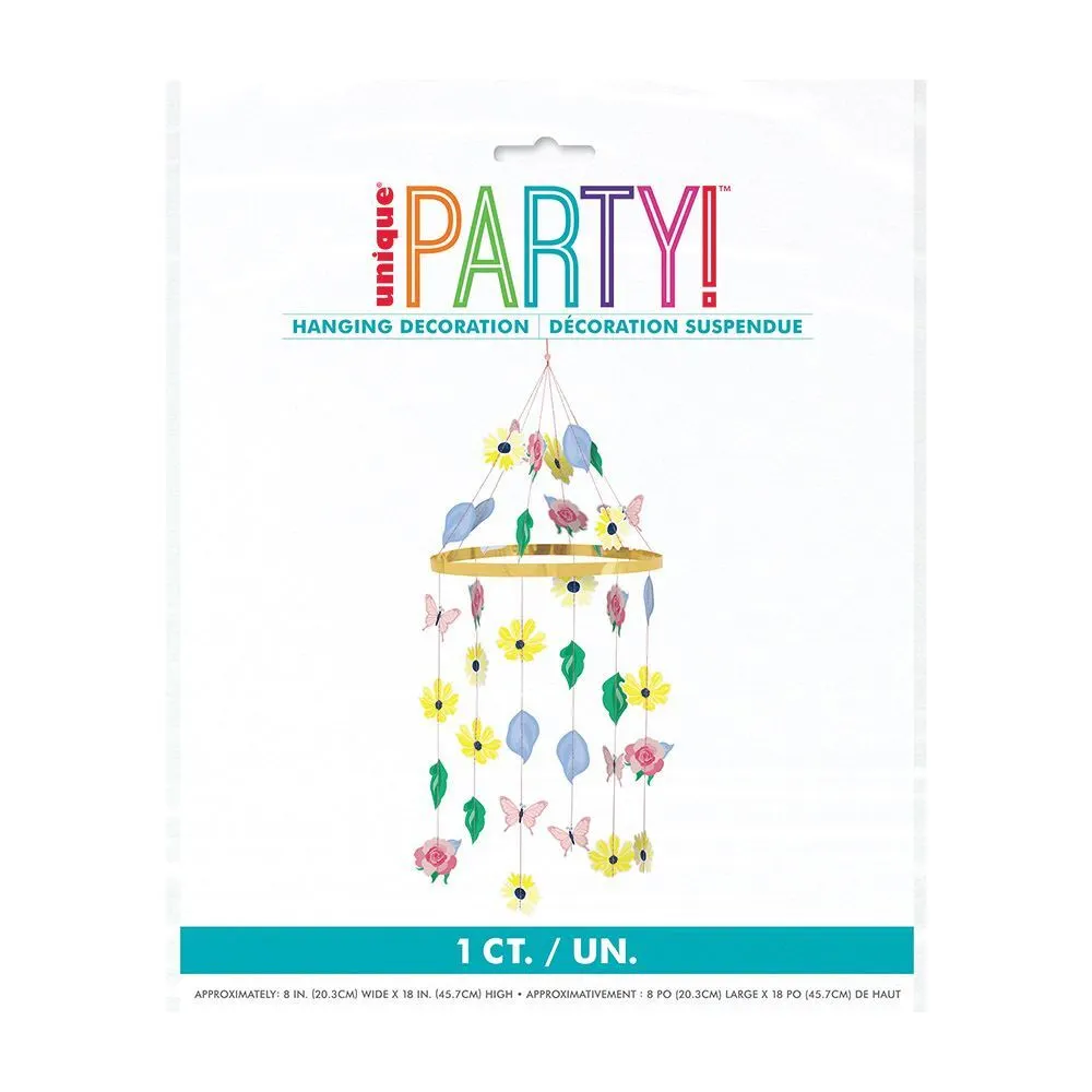 Unique Pastel Floral Paper Chandelier Decoration 1 Unique Pastel Floral Paper Chandelier Decoration