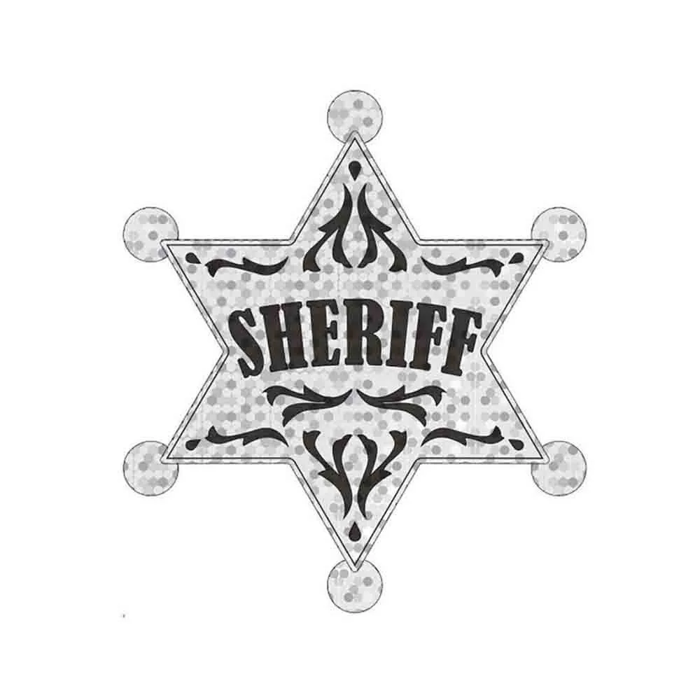 AMSCAN Western Large Sheriff Badge 1 AMSCAN Western Large Sheriff Badge