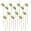 AMSCAN Key West Pineapple Wooden Picks 24 Pack