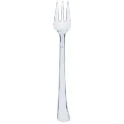 AMSCAN Mini Electroplated Fork Silver 20 Pack