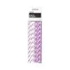 Unique Dots Paper Straws Pretty Purple 20 Pack