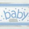 Unique Umbrellaphant Baby Shower Blue Baby Shower Foil Banner 3.65m