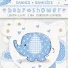 Unique Umbrellaphant Baby Shower Blue Baby Shower Jointed Banner 1.6m
