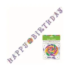 Unique Candy Party Jointed Banner