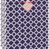 Unique Hamptons Quatrefoil Foil Gift Bag Medium