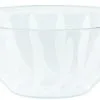 AMSCAN Swirl Bowl Clear - Plastic